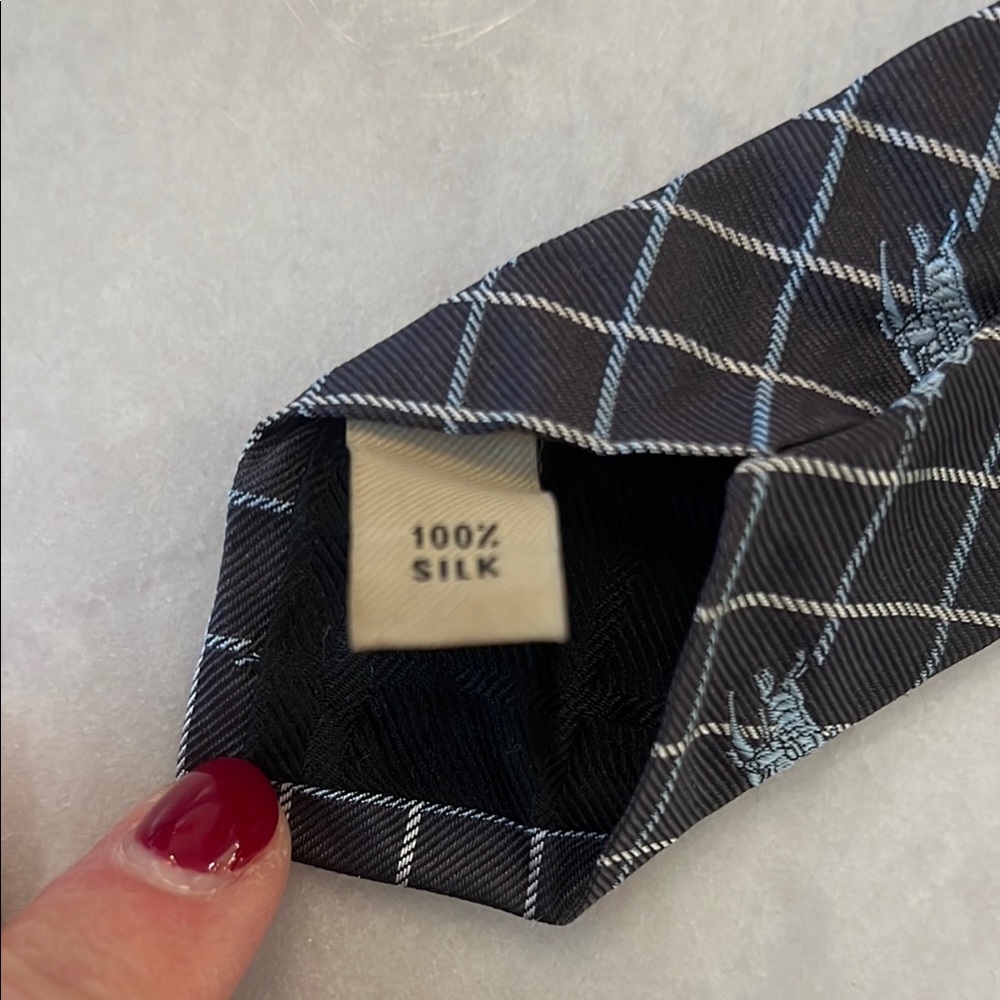 Men's Burberry Tie - Picture 3 of 7